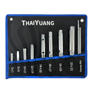 Factory Price Industrial Grade Metric Carbon Steel Manual Hex Tubular Box Tap Spanner Set Tommy Bar 6mm 22mm <b>Wrench</b> OEM TY710 - Product Image 1