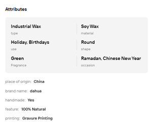 Premium Natural <b>Soy</b> <b>Wax</b> Pillar for Scented Candles - Product Image 6