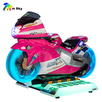KA-400 M SKY Moto Sportive en Fibre de Verre pour Enfants, Machines d'Arcade Éducatives, Machines de Divertissement à Monnayeur pour Enfants, Garantie 1 An