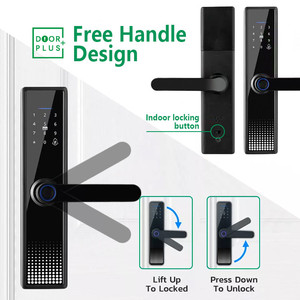 Doorplus Keyless Smart <strong>Lock</strong> <strong>with</strong> Wifi Fingerprint Access for Aluminum Steel <strong>Security</strong> Digital Door Handle <strong>Lock</strong> - Product Image 3