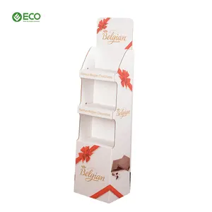 Corrugated Paper Funko Pop Cardboard Chocolate Floor Standing Display Stand Rack Shelves Food Potato Snack Cardboard Display