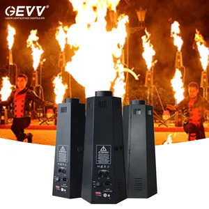 GEVV 200W DMX喷雾舞台消防机音乐会迪斯科dj火焰投影仪