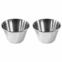 Juego de moldes para crema de caramelo, herramientas de repostería de acero inoxidable, atractivos, con desmolde extremadamente fácil, para repostería.