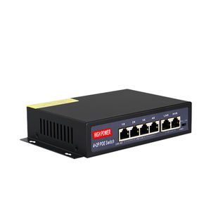 Poe Switch 4 Port 100Mbps Poe + 2 Port Uplink Unmanaged Poe Switch Voor Ip Camera & Interne Voeding Uit Te Breiden Tot 250M - Product Image 4