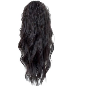 Cola de caballo postiza con clip Morgan, realista, media recogida, rizo en cascada, volumen alto, trenza para mujer - Product Image 2