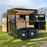 Nouveau design de Chine, chariot de nourriture, remorque mobile pour hot-dogs, camion de nourriture pour crème glacée, pizza, café, bar à bières, remorque pour chevaux
