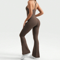 Service OEM : Vêtements de sport pour femmes, combinaisons de yoga, ensembles de fitness, combinaisons, tenues de gym en Spandex/Nylon extensible dans les quatre sens