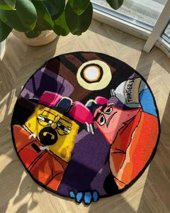 Karpet wol mewah karpet buatan kustom pola Anime kartun karpet bahan sutra kualitas tinggi untuk kamar tidur dan dekorasi rumah - Product Image 2