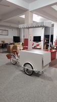 Chariot de crème glacée à la glace à l'eau mobile de conception classique Acheter camion de nourriture mobile étal de marché de nuit remorque mobile de camion de nourriture