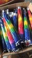 Sombrero de Pesca Plegable Wins Flying Umbrella Rainbow de 20 Pulgadas, Impermeable y Elástico, para Sol, Playa, Senderismo y Actividades al Aire Libre