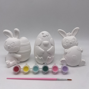 All'ingrosso 3D Set artigianato in gesso <span class=keywords><strong>di</strong></span> Pasqua per le età 2-4 include dipingere il tuo coniglietto & uovo - Product Image 6