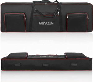 BSCI Factory BSCI wholesale 61 keys Electric Piano <b>Keyboard</b> soft case 15mm Thickening <b>Keyboard</b> <b>Electronic</b> Organ Gig bag - Product Image 1