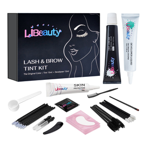 Kit de teinture pour sourcils et cils au henné en gros, kit professionnel de teinture pour sourcils, kit de teinture semi-permanente pour sourcils avec étiquette privée - Product Image 2