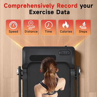 Tapis de marche pliable léger et portable pour la maison, le bureau, la remise en forme, les appartements et les petits espaces