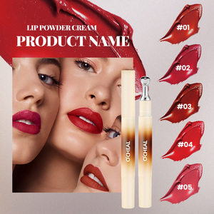 Private Label Vegan Mineral Liquid Lip Glaze Waterproof Long-lasting Lip Plumper-<b>blush</b> Drizzle Cream <b>Matte</b> Lip Gloss - Product Image 5