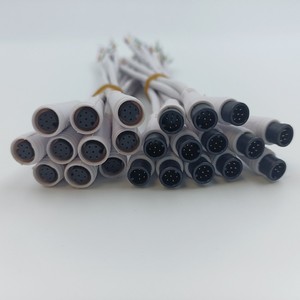 Conector impermeable M12 Pin sólido Cable de sensor personalizado Enchufe de CC Tipo USB 12V Voltaje nominal 10A Cobre nominal Fuente directa de fábrica - Product Image 2