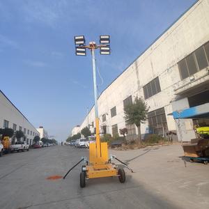 <span class=keywords><strong>Generador</strong></span> diésel portátil Torre <span class=keywords><strong>de</strong></span> iluminación LED IP65 Mástil manual blanco clasificado Industrial al aire libre 400W - Product Image 1