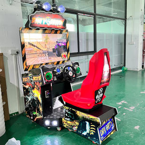 Máquina de Juegos Arcade de Doble Jugador con Monedero y Billetes, Simulador de Carreras Dirty Driving con 1 Año de Garantía - Product Image 1