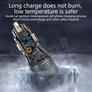 Chargeur de voiture intelligent rapide type-c USB-C QC18W PD30W Mini adaptateur de chargeur de voiture charge rapide téléphone portable <span class=keywords><strong>cadeau</strong></span> chargeurs rapides - Product Image 5