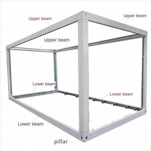 Personnalisation modulaire <span class=keywords><strong>de</strong></span> l'entrepôt <span class=keywords><strong>de</strong></span> conteneurs mobiles, maison <span class=keywords><strong>de</strong></span> <span class=keywords><strong>location</strong></span> <span class=keywords><strong>de</strong></span> deux pièces, matériau étanche - Product Image 4