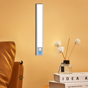 Capteur de mouvement LED ultra-mince sous la lumière de l'armoire fixée au mur pour l'éclairage intérieur armoires de cuisine et de placard maison chambre - Product Image 1