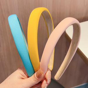 Hot Colorful Sponge <b>Thin</b> Hairbands <b>Headbands</b> Ornament Accessories for Women Hair Accessories - Product Image 3