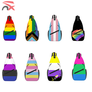 Sac bandoulière Nuoxin 2026 pour hommes, motif Arc-en-ciel LGBTQ, impression numérique, prix abordable, vente en gros, directement de l'usine OEM - Product Image 1