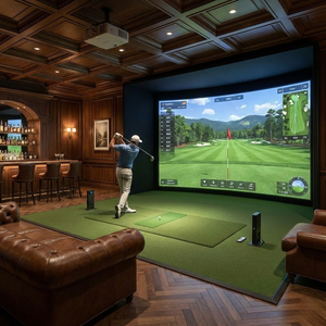 Système <span class=keywords><strong>de</strong></span> simulation <span class=keywords><strong>de</strong></span> <span class=keywords><strong>golf</strong></span> virtuel à projection holographique immersive <span class=keywords><strong>de</strong></span> luxe pour clubs <span class=keywords><strong>de</strong></span> <span class=keywords><strong>golf</strong></span> - Product Image 3