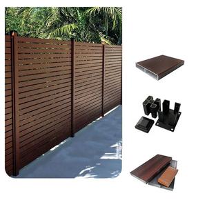 Hot Sale 6000er Serie Horizontales Aluminium-Lamellenzaun-Paneel system Biege schneiden Schweißen für Industrie-/Bau zwecke - Product Image 1