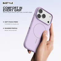 Coque de téléphone magnétique en silicone liquide pour iPhone 16 17 18 Series avec doublure en microfibre, protection de caméra surélevée, ODM/OEM