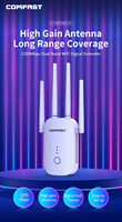 Repetidor de Señal WiFi Comfast de 1200Mbps, Extensor de WiFi, Enchufe de Pared