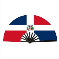 Éventails à main Yap Flag personnalisés, grands éventails à drapeau national, éventails pour la danse en ligne, la décoration de mariages et de fêtes en extérieur