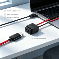 Cable de Carga USB-C Hembra LN-009 con Terminal PH2.0, 2 Pines, 24AWG, 15CM, Tipo C para Equipos Electrónicos