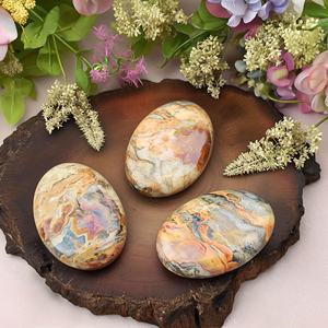 Pierre de paume en agate folle de haute qualité en gros pour la décoration de la maison et les décorations de Feng Shui, accessoire élégant - Product Image 2