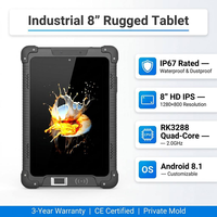 Tablette PC industrielle Android 8.1 de 8 pouces RK3288 2 Go de RAM RFID/NFC/POE, triple protection, écran haute luminosité, portable et renforcé