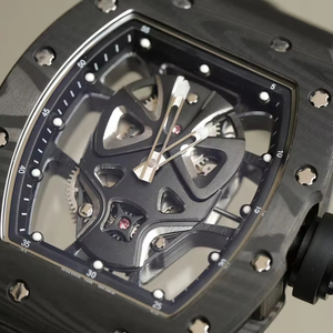 Premium Carbon Fiber Barrel Case <b>Skeleton</b> Tourbillon <b>Watch</b> Men High Quality Waterproof Luminous <b>Automatic</b> Mechanical Sports Luxu - Product Image 6