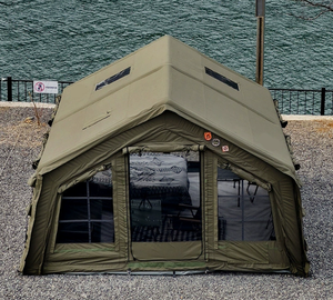 <span class=keywords><strong>Tenda</strong></span> da Campeggio Da Niu Gonfiabile per Quattro Stagioni, Impermeabile, in Tessuto di Cotone, Resistente alla Pioggia, Portatile, con Due Camere da Letto <span class=keywords><strong>e</strong></span> Ampio Spazio per Esterni - Product Image 1