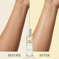 Brume parfumée hydratante visage et corps au ratio doré 7:3, biologique, de luxe, à marque privée, à base de graines de Jojoba