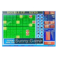 Carte de jeu Texas Keno 80% POG Pot of Gold à 80% de taux de gain, jeu de compétences à écran unique PCB (MOQ 1 pièce) Prix usine pour machine de divertissement