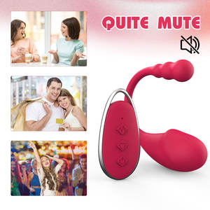 Silikon-Vibrator Springendes Ei Sexspielzeug für Erwachsene mit Fernbedienung G-Punkt Klitoris-Massagegerät Weiblicher Masturbator Vibrator Liebes-Ei - Product Image 4