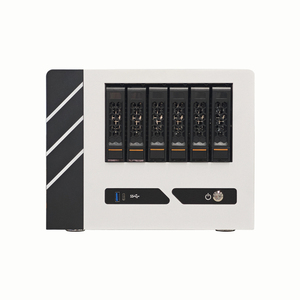 Caja <span class=keywords><strong>NAS</strong></span> de 6 unidades Soporte intercambiable en caliente Mini-ITX Placa base Servidor de almacenamiento en el hogar - Product Image 2