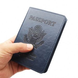 Soft PU Leather Mini Slim Thermal Binding Travel Passport Holder for Wedding <b>Gifts</b> - Product Image 4