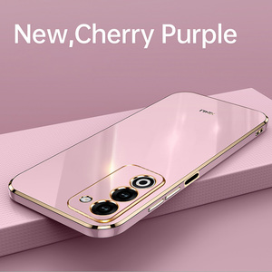 Chống sốc kẹo Màu 6D mạ điện mềm TPU bumper Cover quay lại trường hợp với người giữ Nhẫn trường hợp điện thoại cho OPPO A5 4G 5g A5X trường hợp - Product Image 2