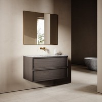 Miroir intelligent mural moderne de luxe pour salle de bain avec design écologique, couleur et taille personnalisables pour appartement et villa
