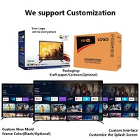 Nuevo Televisor Inteligente UCOM 2026 de 43 55 65 75 85 100 Pulgadas FHD 4K LED LCD con Sistema Android Google WebOS para Hotel