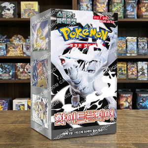 Caja de Sobres Estilo Elite Pokemon White Flare, Cartas Coleccionables de Anime Coreano, Cartas de Intercambio de Energía Luminosa a Todo Color, Colección de Regalo - Product Image 1