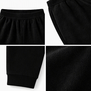Pantalones de Senderismo Unisex para Invierno, Forro Polar Extraíble 2 en 1, Pantalones Cálidos para Exteriores, Cintura Elástica, Bolsillos con Cremallera, Venta al Por Mayor - Product Image 3