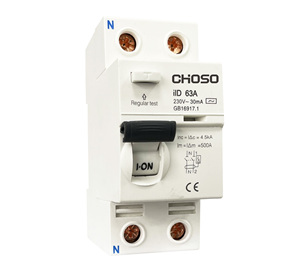 CHOSO COID PA66 RCBO 32A 63A 240V 415V 1P + N 3P + N 2P 4P 4.5kA Capacité de rupture - Product Image 5