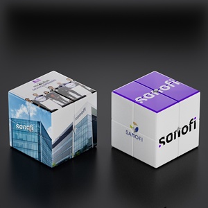Cubos Mágicos Personalizados con Logotipo de <span class=keywords><strong>Sanofi</strong></span> Pharma, 3x3, 4x4, 5x5, Venta al Por Mayor, Rompecabezas Promocionales para Socios Comerciales - Product Image 2