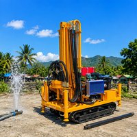 Machine de forage de puits d'eau 300M fabriquée en Chine, équipement de forage de puits d'eau portable, machine de forage de puits d'eau CE ISO9001